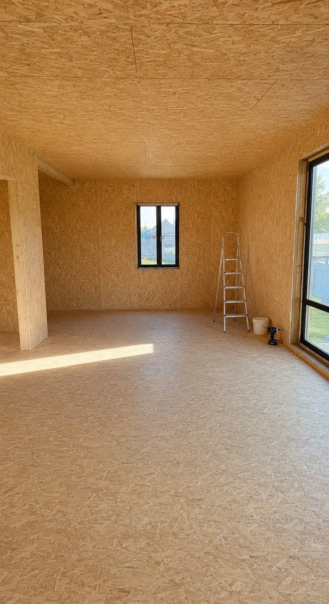 Строительство дома 120 м² Ленинец — вид с угла